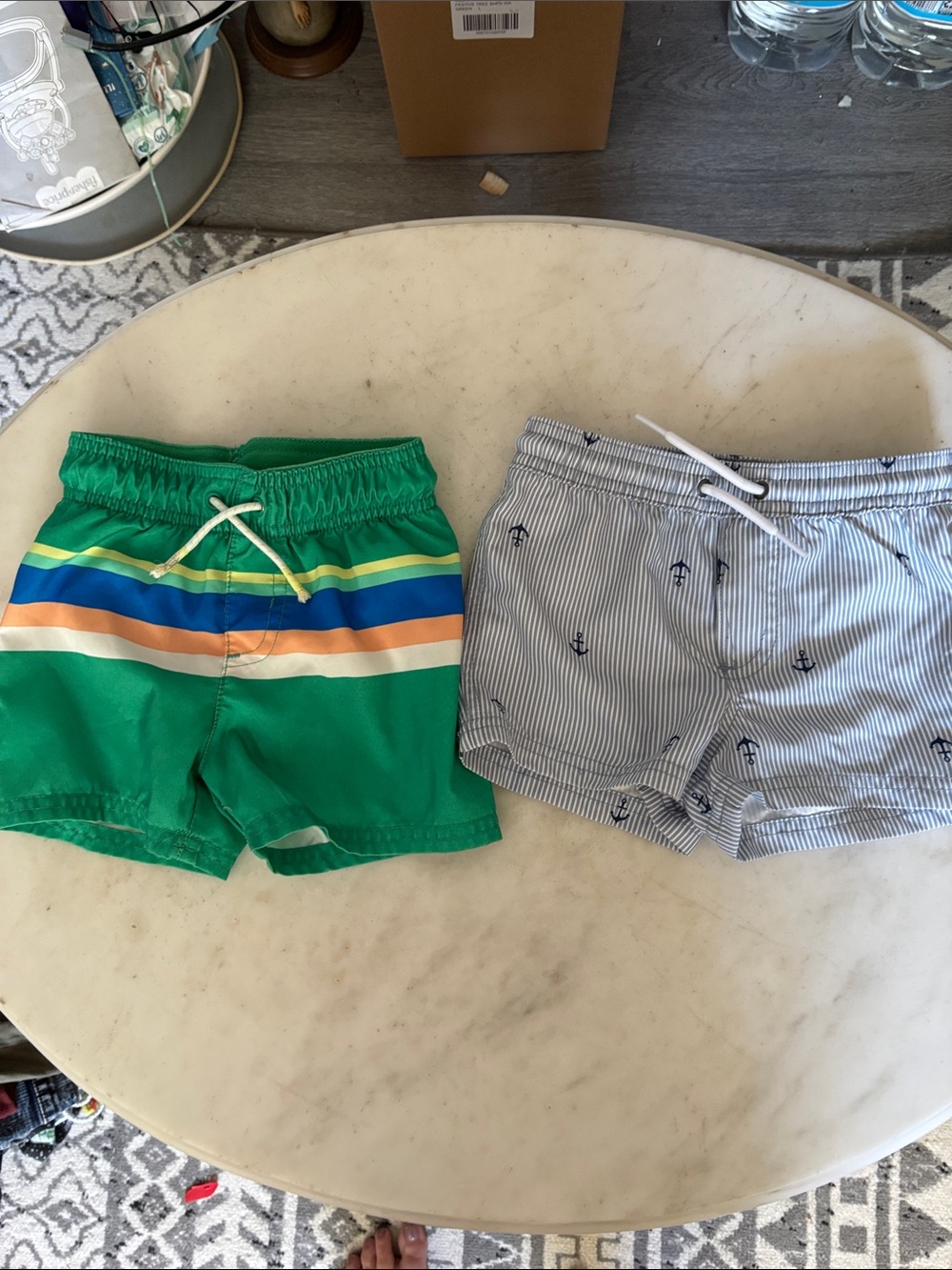 Kids bundle Green / Stripe Swim Shorts